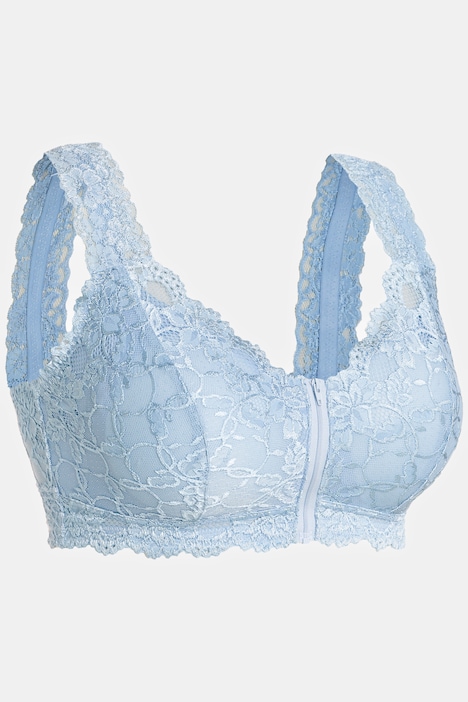 Bralette, Spitze, Reißverschluss, ohne Bügel