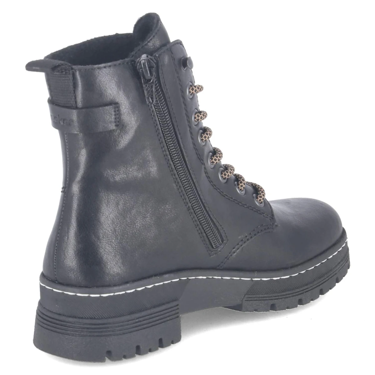 RiekerSchnürboots - schwarz