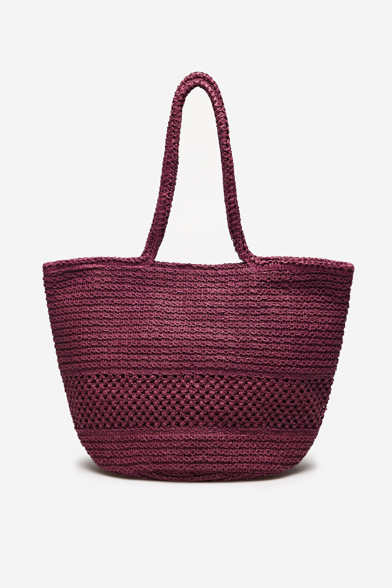 Bolsa tipo capazo playa - Morado