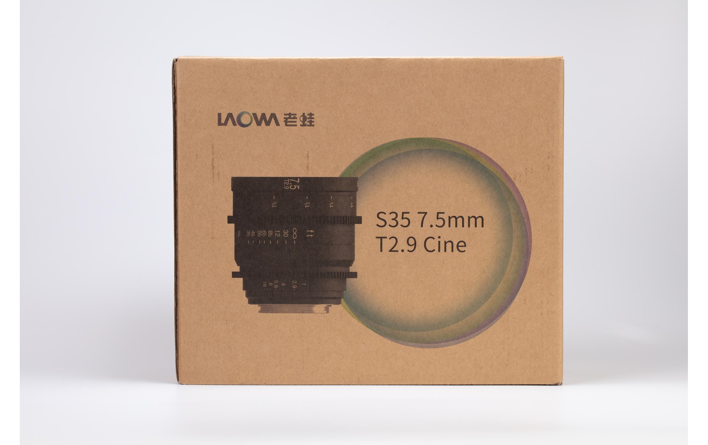 Festbrennweite 7.5 mm T2.9 Zero-D S35 Cine Lens X-Mount<br>Laowa 7.5 mm T2.9 Zero-D S35 Cine