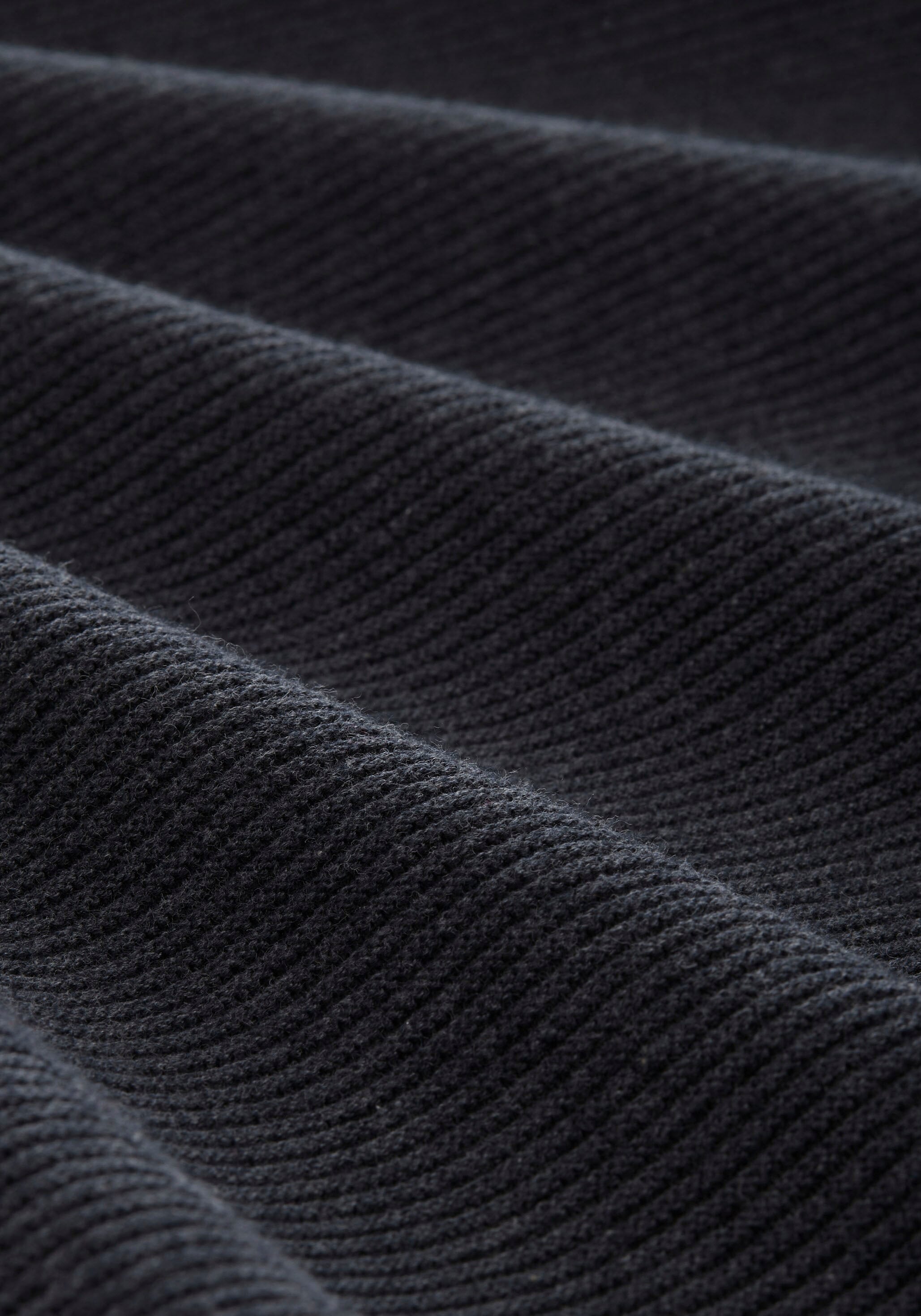 TOM TAILOR Longstrickjacke aus Rippstrick mit aufgesetzten Taschen
