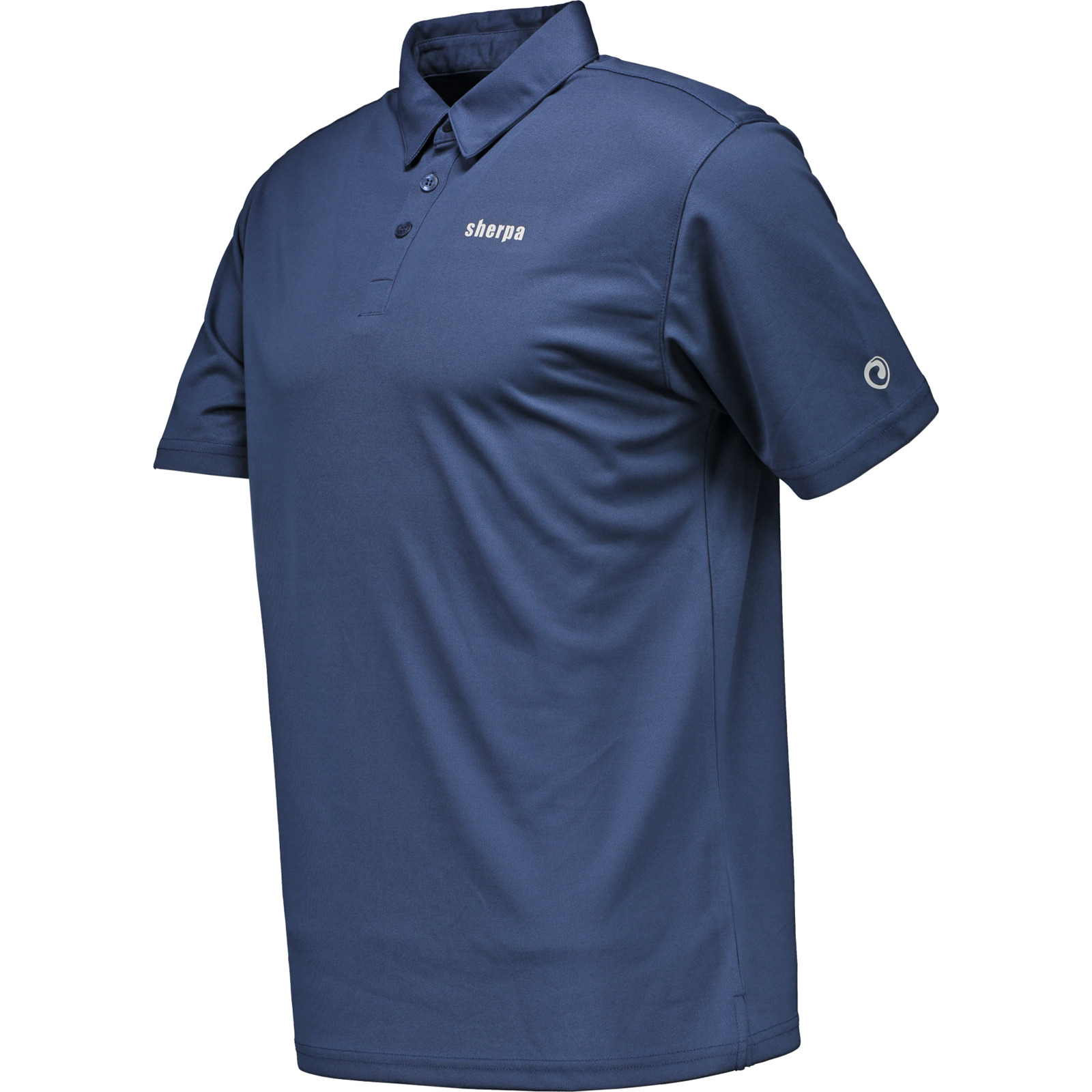 Sherpa Herren-Poloshirt Imu M, blau