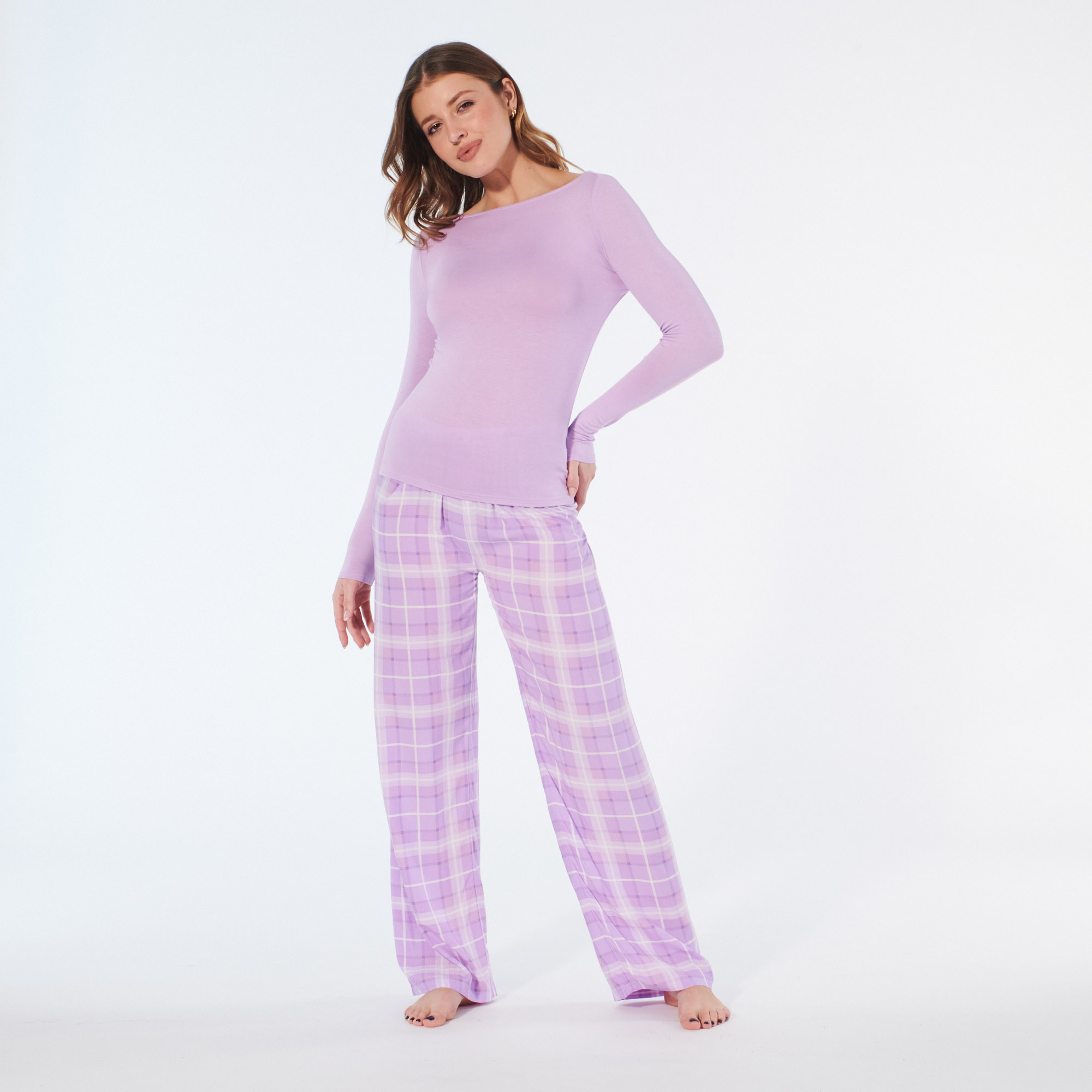 Top de pyjama à manches longues