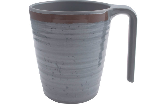 Bo-Camp Melamin Henkelbecher 400 ml Set 4 Stück