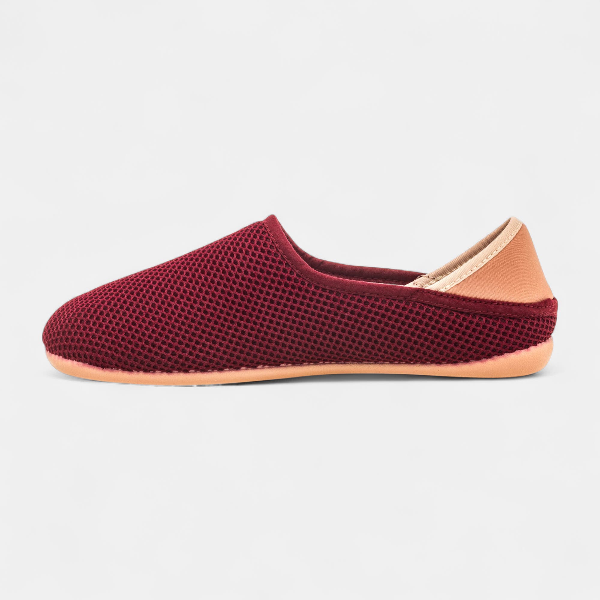 Pantoufles mules Femme bordeaux