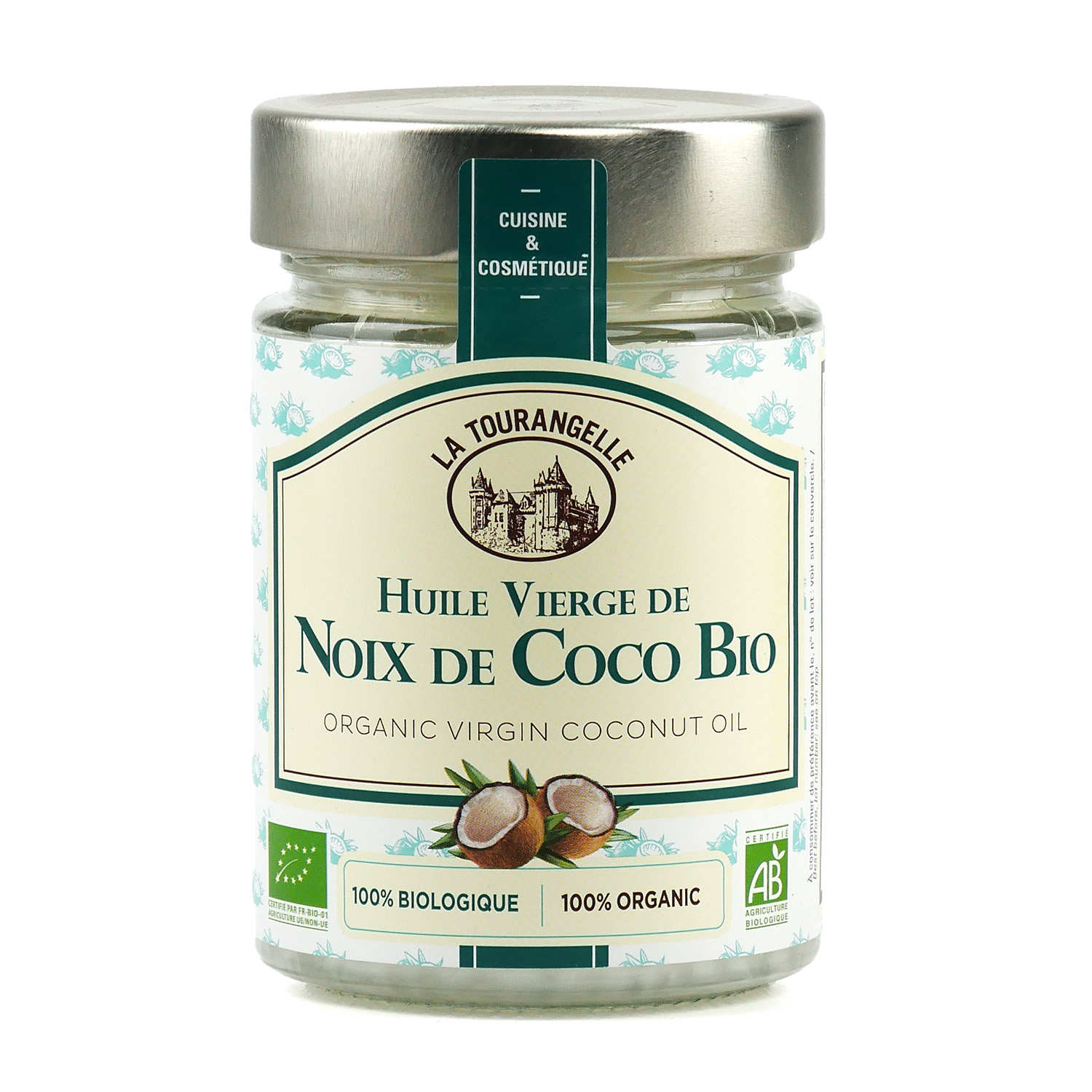 Huile vierge de noix de coco bio
