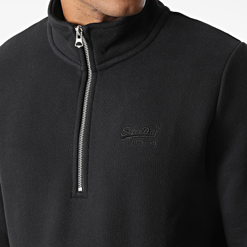 Sweat Col Zippé M2012396A Noir