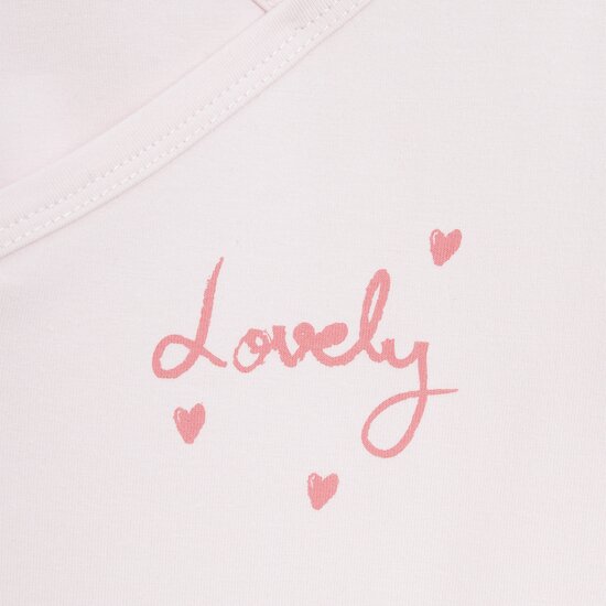 Lovely Capucine Lot de 2 bodies manches longues   Pink Aubepine        de               P'tit bisou