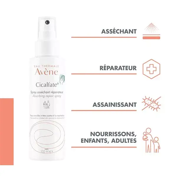 Avène Cicalfate+ Spray Secador Reparador Suavizante 100ml