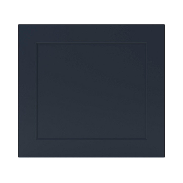 Porte de colonne de cuisine Artemisia bleu mat L. 60 cm x H. 55 cm GoodHome