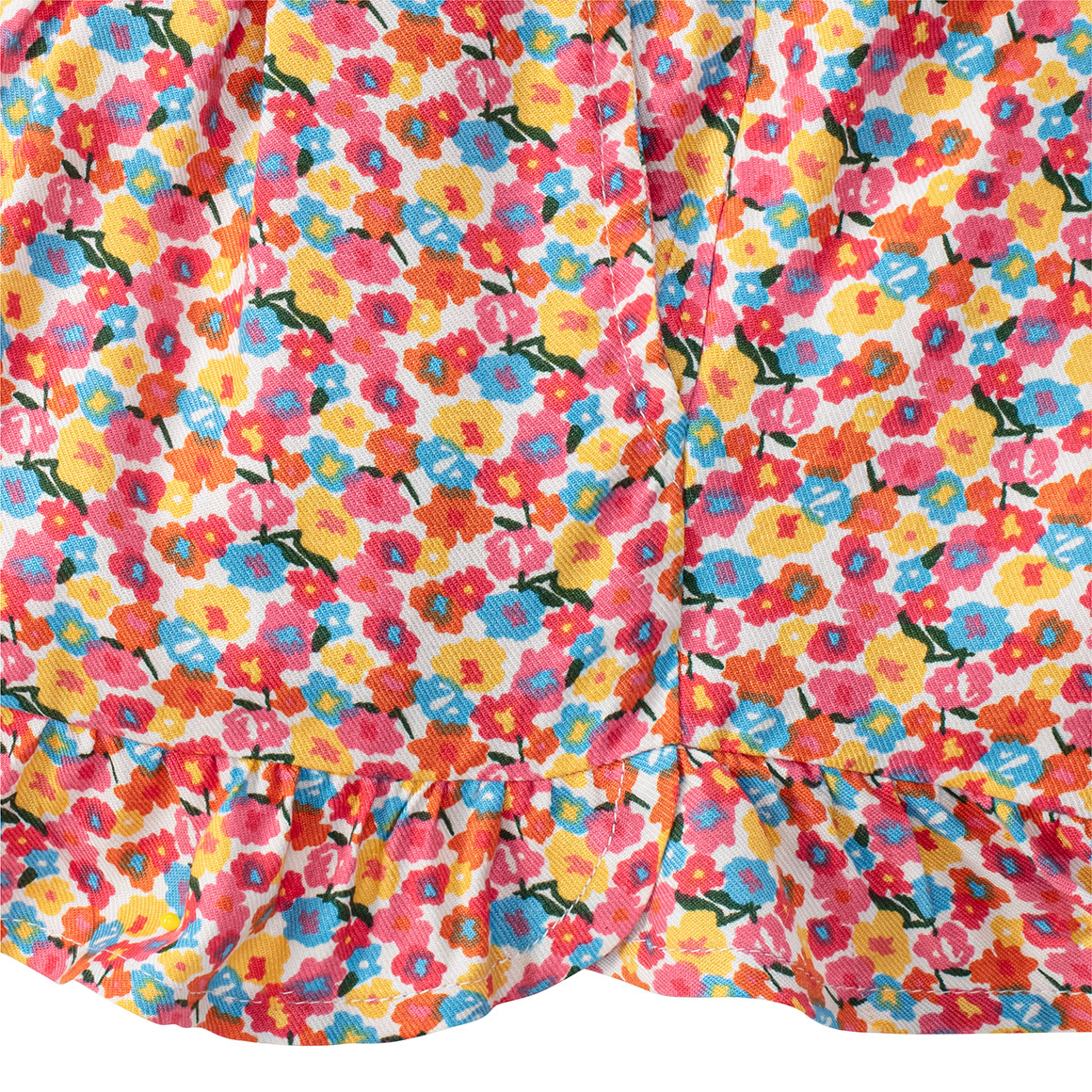 Jonas Nielsen Mädchen Shorts mit Blumen-Allover pink / orange / gelb
