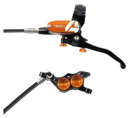 Frein Arrière Hope Tech4 E4 Noir / Orange Durite Standard