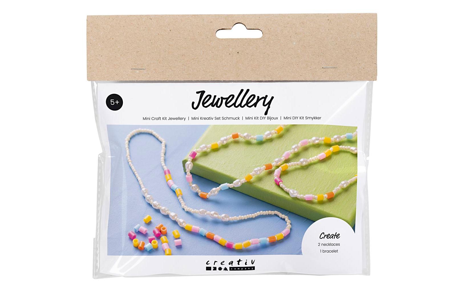 Schmuck Bastelset Armband und Halskette, assortiertMini Bastelset