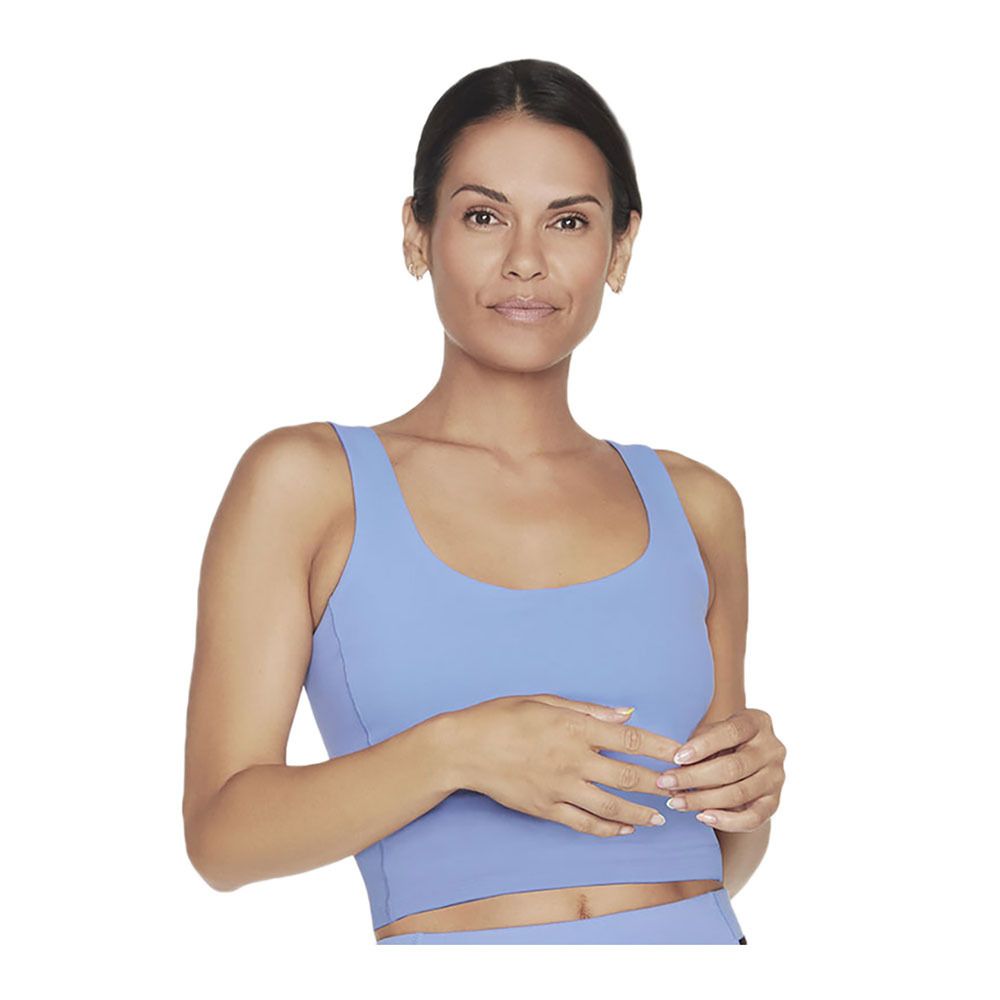 Skechers GOFLEX JOY LONGLINE - Brassière Femme pervenche