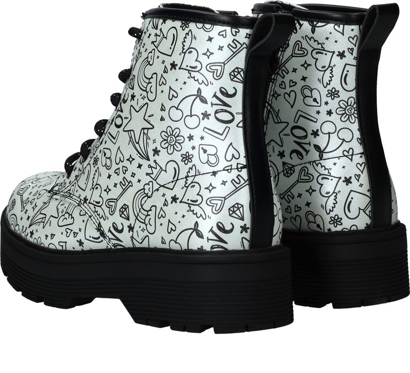 Skechers Gravlen Hi Boots Zilver Meisjes