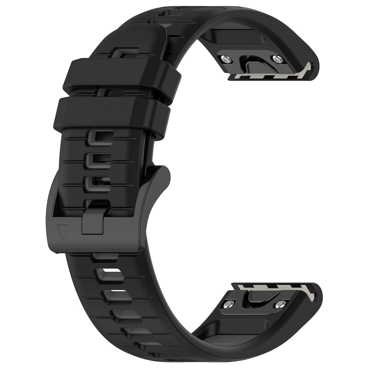 Hurtigutløsende horisontale linjer Tofarget armbåndsklokkerem for Garmin Fenix Flerfarget 22 mm