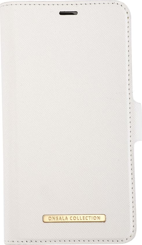 Gear Onsala Apple iPhone 12/12 Pro lædercover med pung (saffiano white)