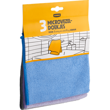 Jumbo Microvezeldoekjes 3 Stuks