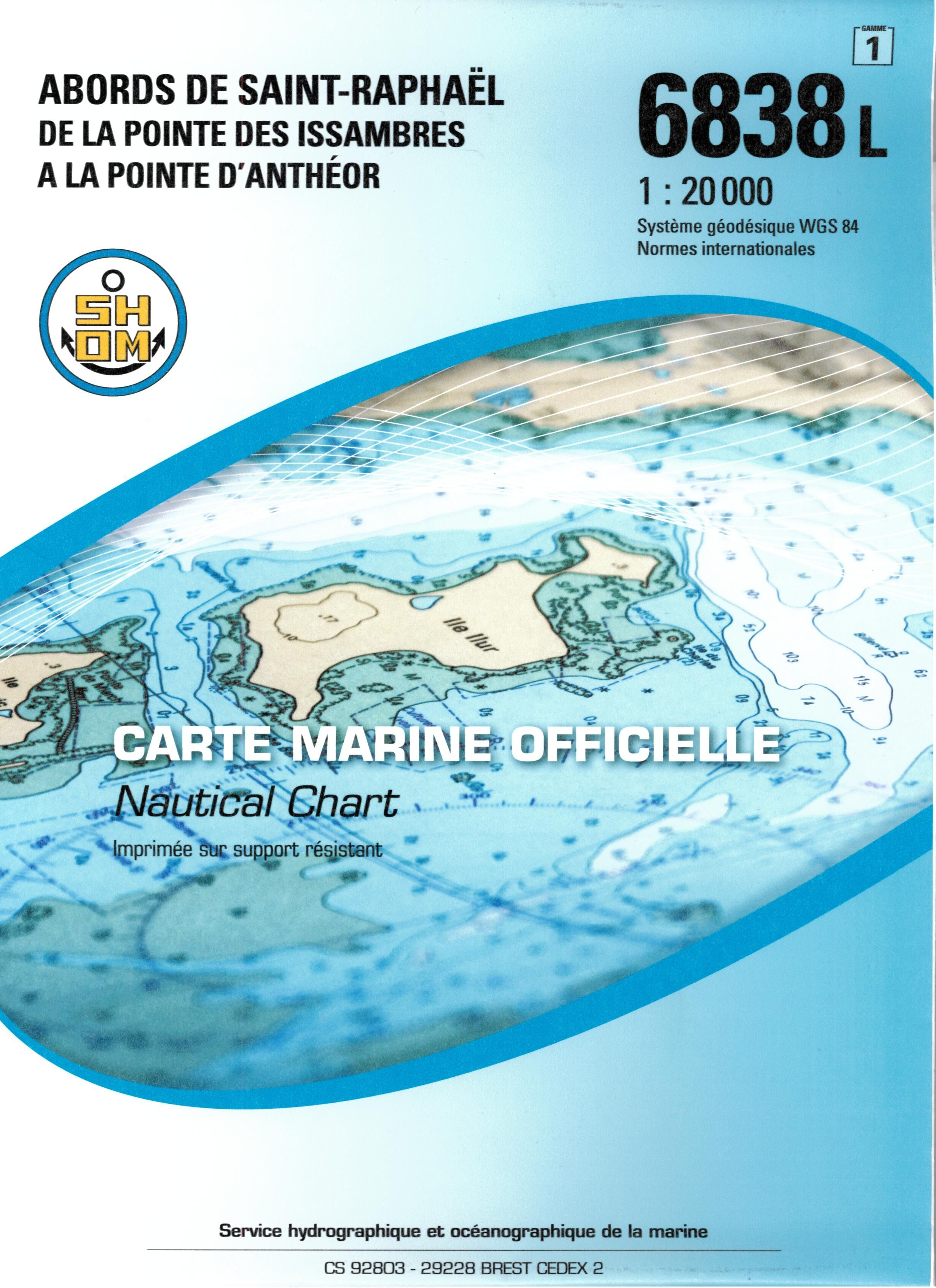 EPSHOM - 6838L ABORDS DE SAINT RAPHAEL