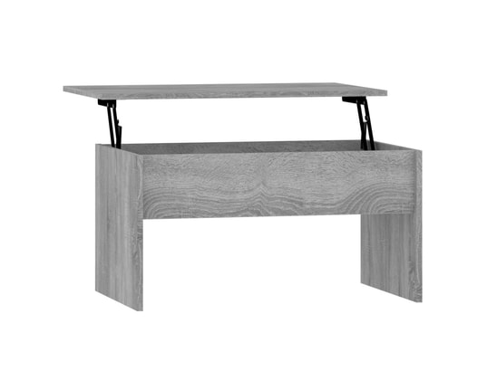 VIDAXL - Table basse sonoma gris 80x50,5x41,5 cm bois d'ingénierie