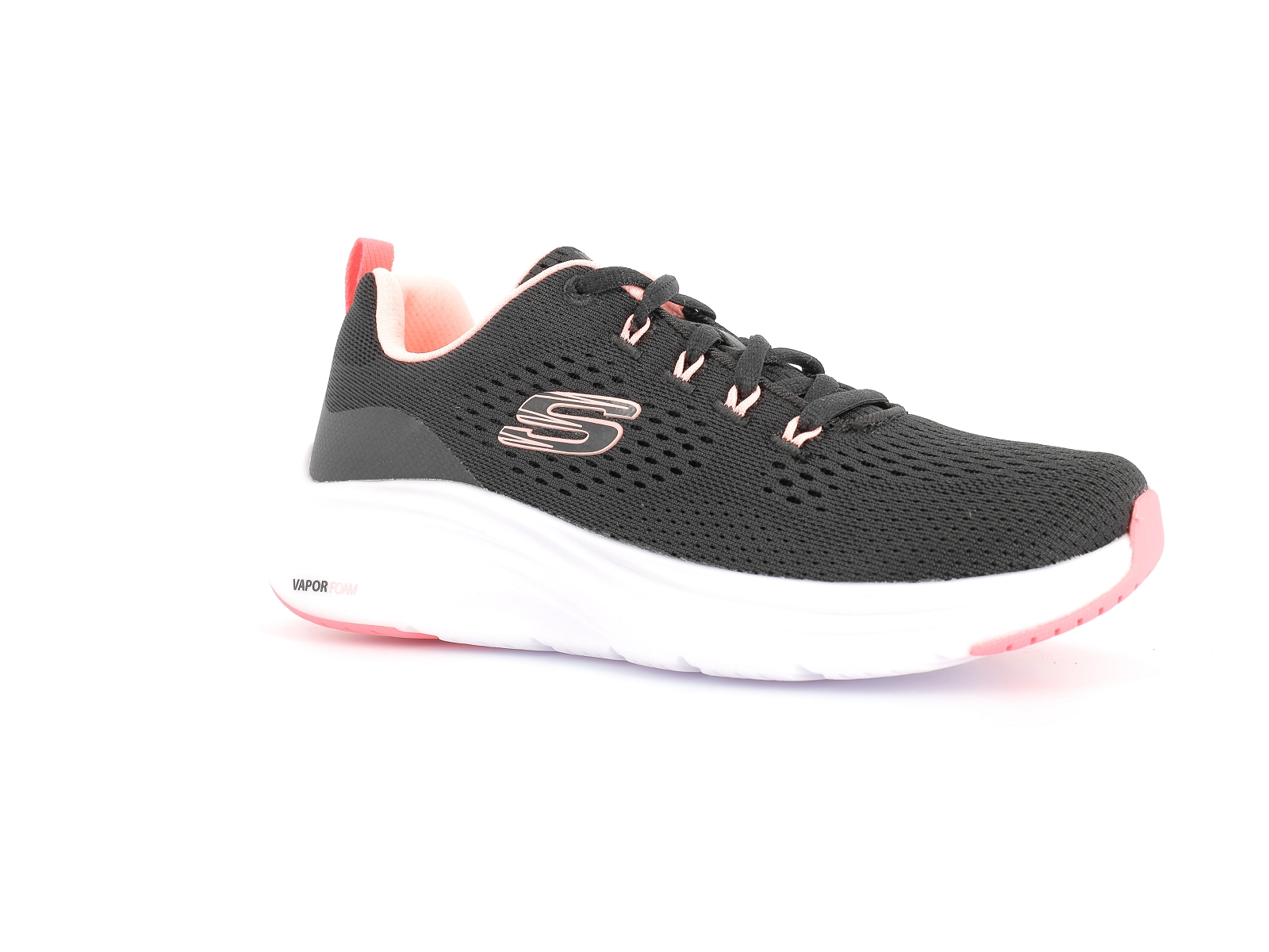 Skechers-VAPOR FOAM FRESH TREND Matières combinées Noir Rose