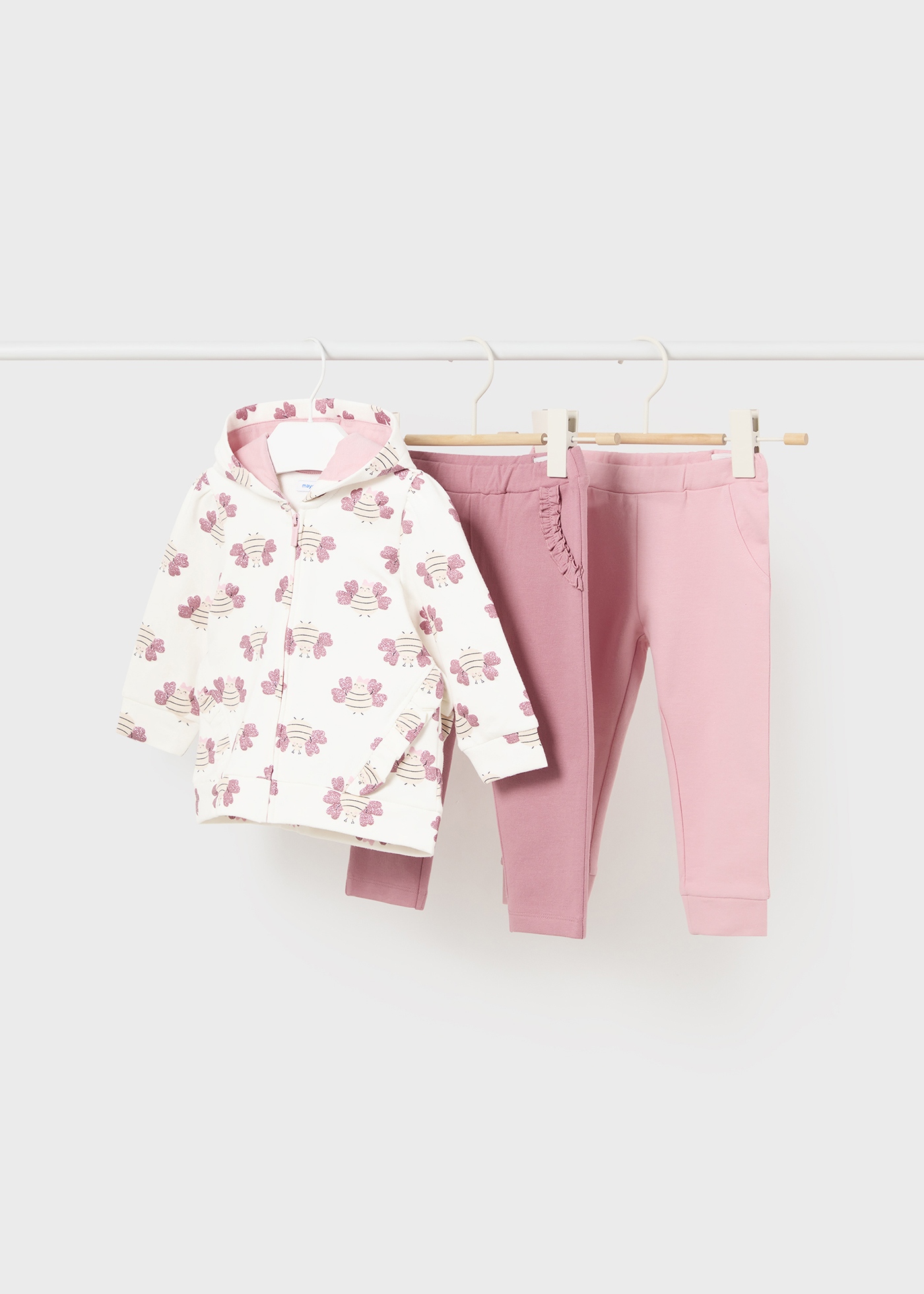 Conjunto de moletom infantil de 3 peças Better Cotton