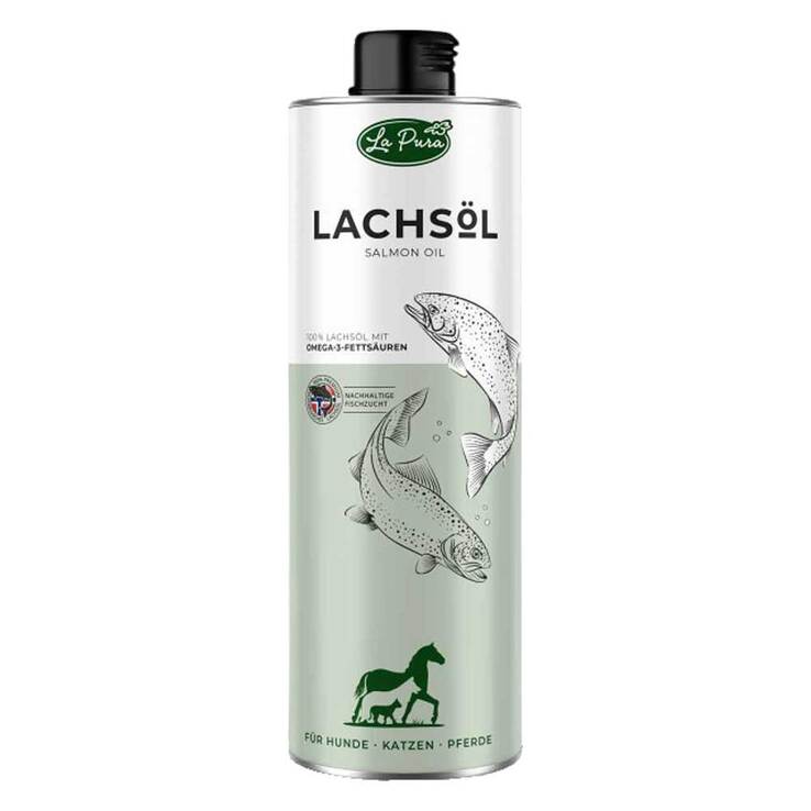 Lapura Lachsöl für Hunde / Katzen / Pferde, 1 l