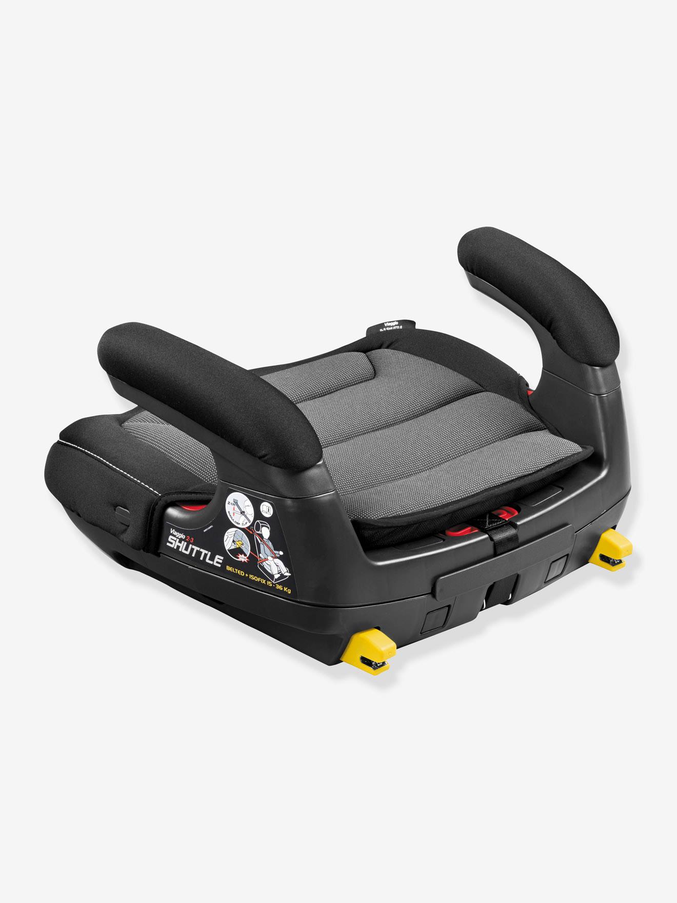 Cadeirinha de carro elevatória PEG PEREGO Viaggio Shuttle Gr 2/3, preta escura bicolor/multicolorida