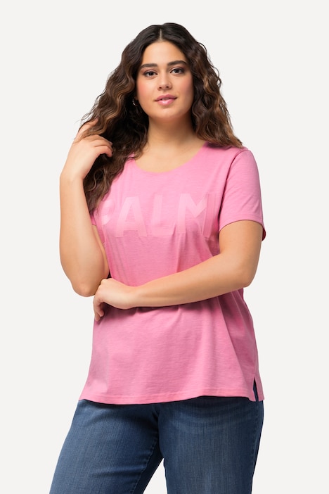 T-Shirt, Stickerei, Regular, Rundhals, Halbarm