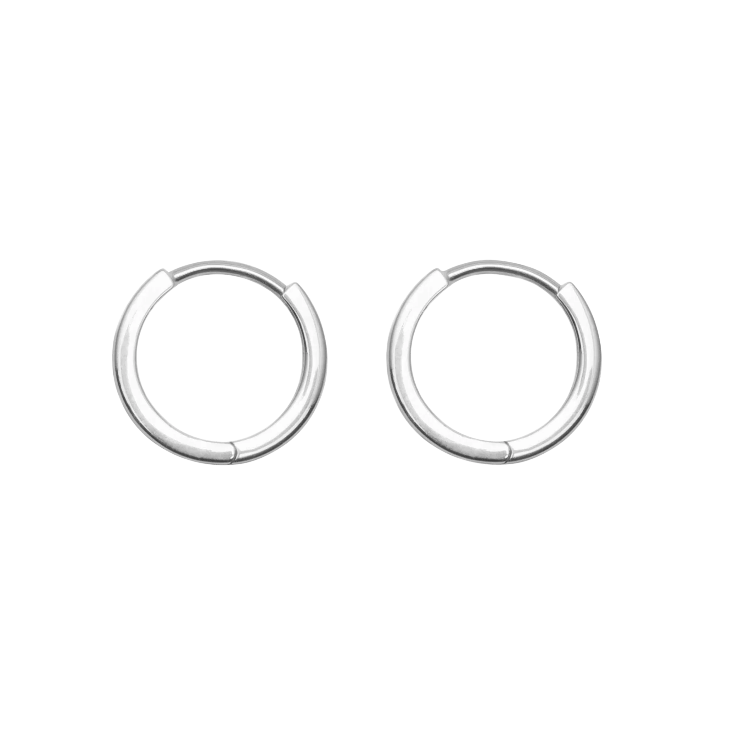 IX STUDIOS  Mini hoops - sølv