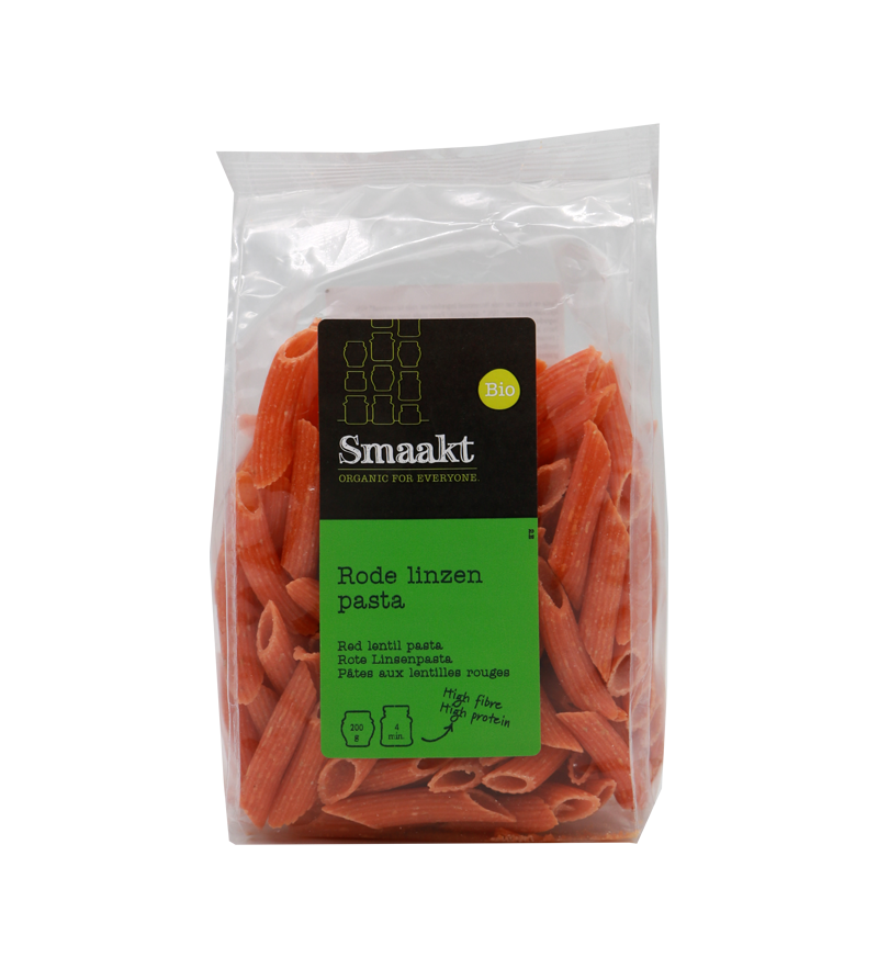 Smaakt Rode linzenpasta (bio) 200 gram