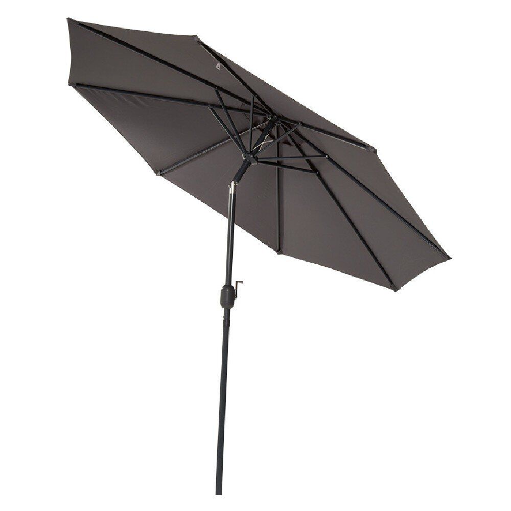 Parasol centré JAVA gris