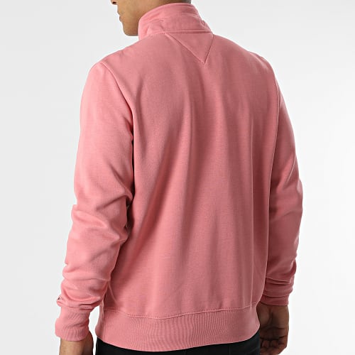 Sweat Col Zippé Logo 0954 Rose