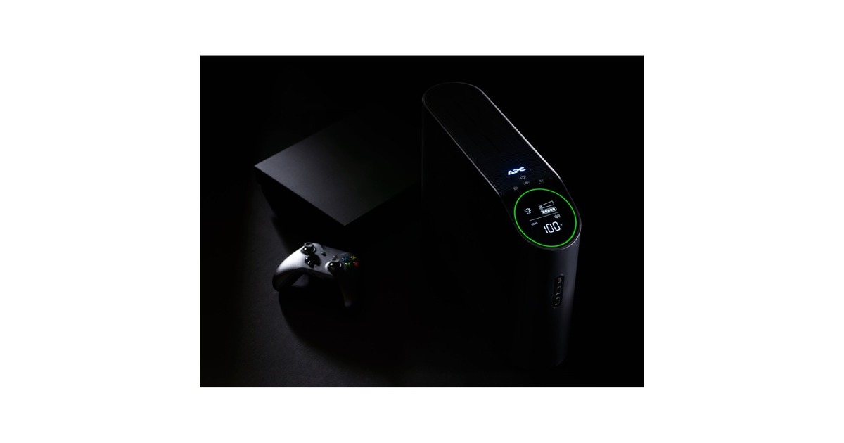 APCBack-UPS Pro Gaming BGM2200B-GR ups  (Zwart, 2200VA/1320W, 4x Schuko & 2x C13 uitgang, 3x USB charger, USB dataport)