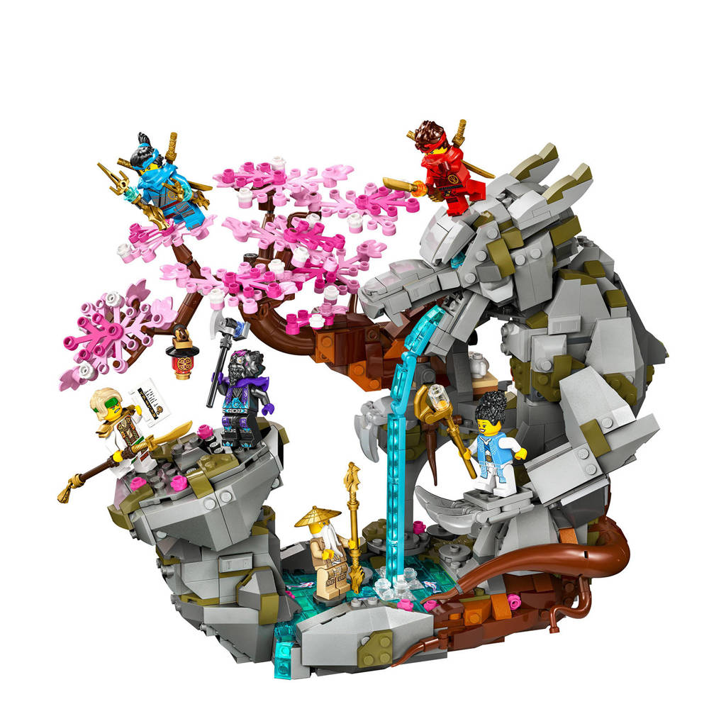 Lego bouwen voor gevorderdenAltaar van de Stenen Draak Speelgoed Set van de Dragons Rising Tv-Serie 71819