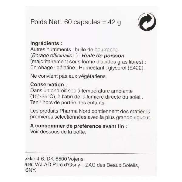 Pharma Nord ActiveComplex Ômega 3 e 6 - 60 cápsulas