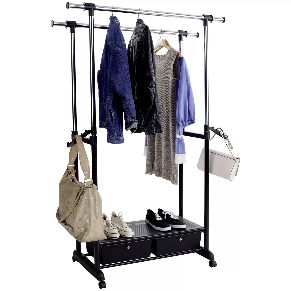 Rollgarderobe Cuba Schwarz