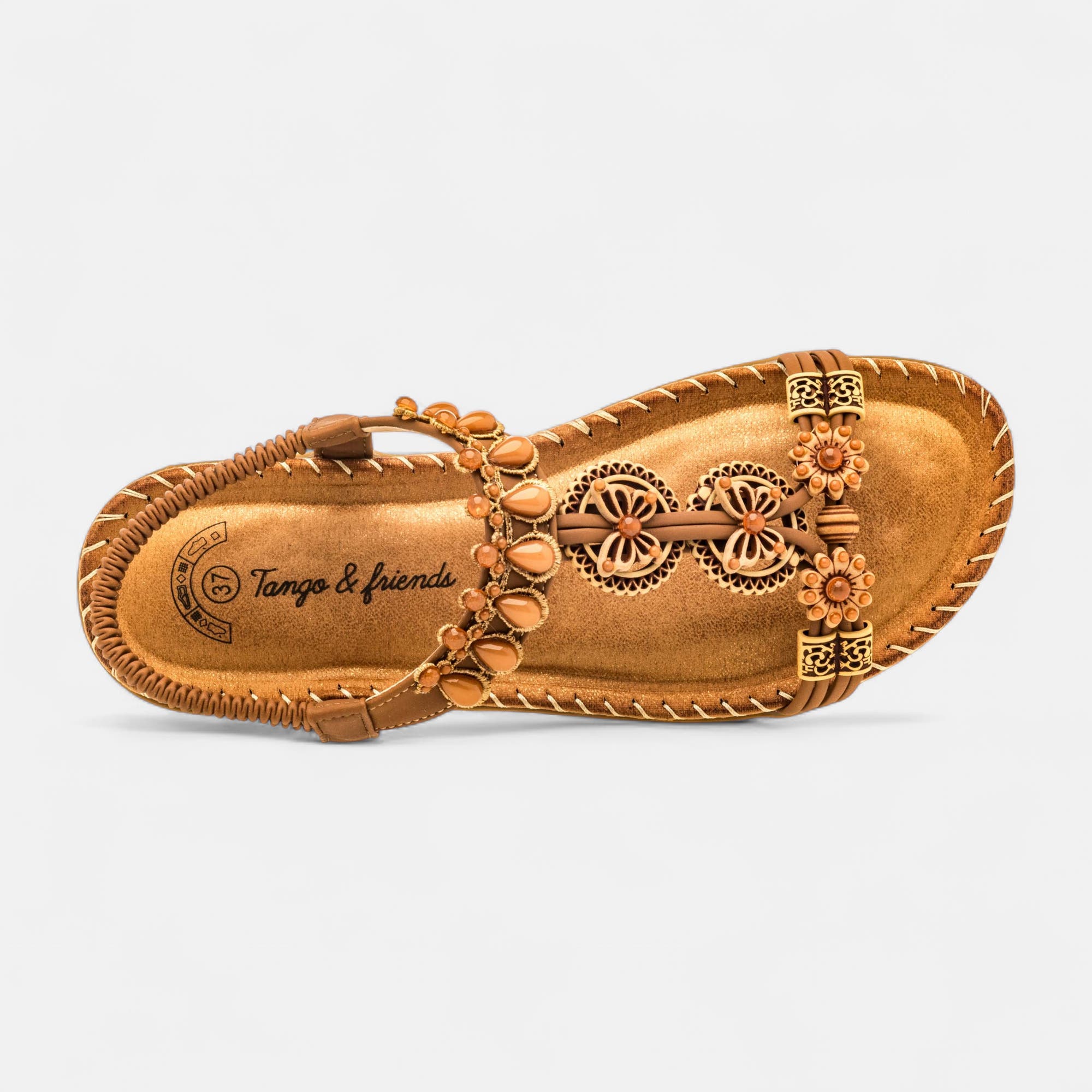 Sandales Femme camel