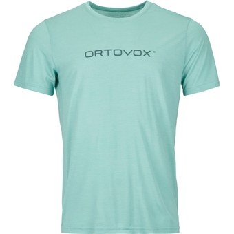 Ortovox 150 Cool Brand T-Shirt Aquatic Ice Herren