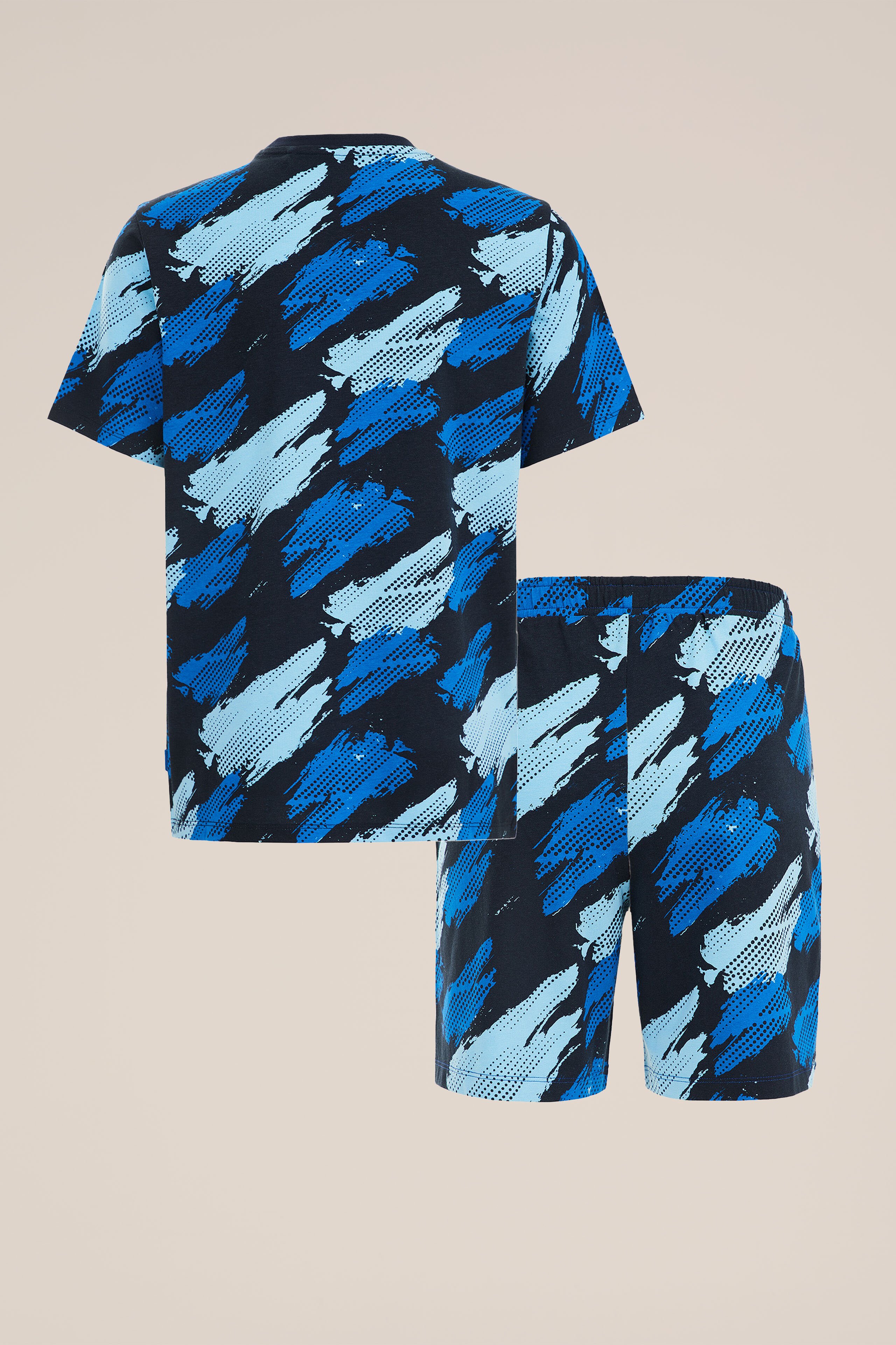 Jongens pyjamaset met dessin WE Fashion Donkerblauw
