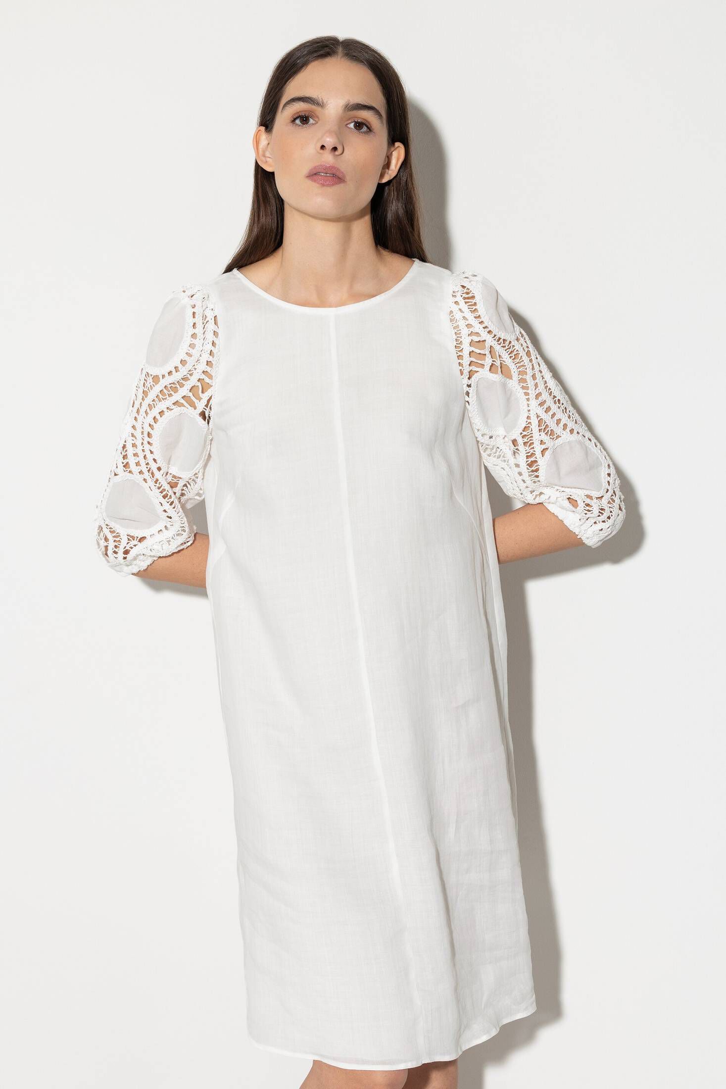 Luisa Cerano| Damen Kleid mit Crochet-Details