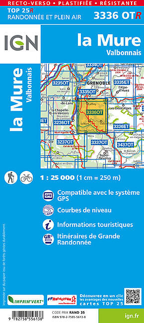 IGN - TOP25R 3336OTR LA MURE IGN