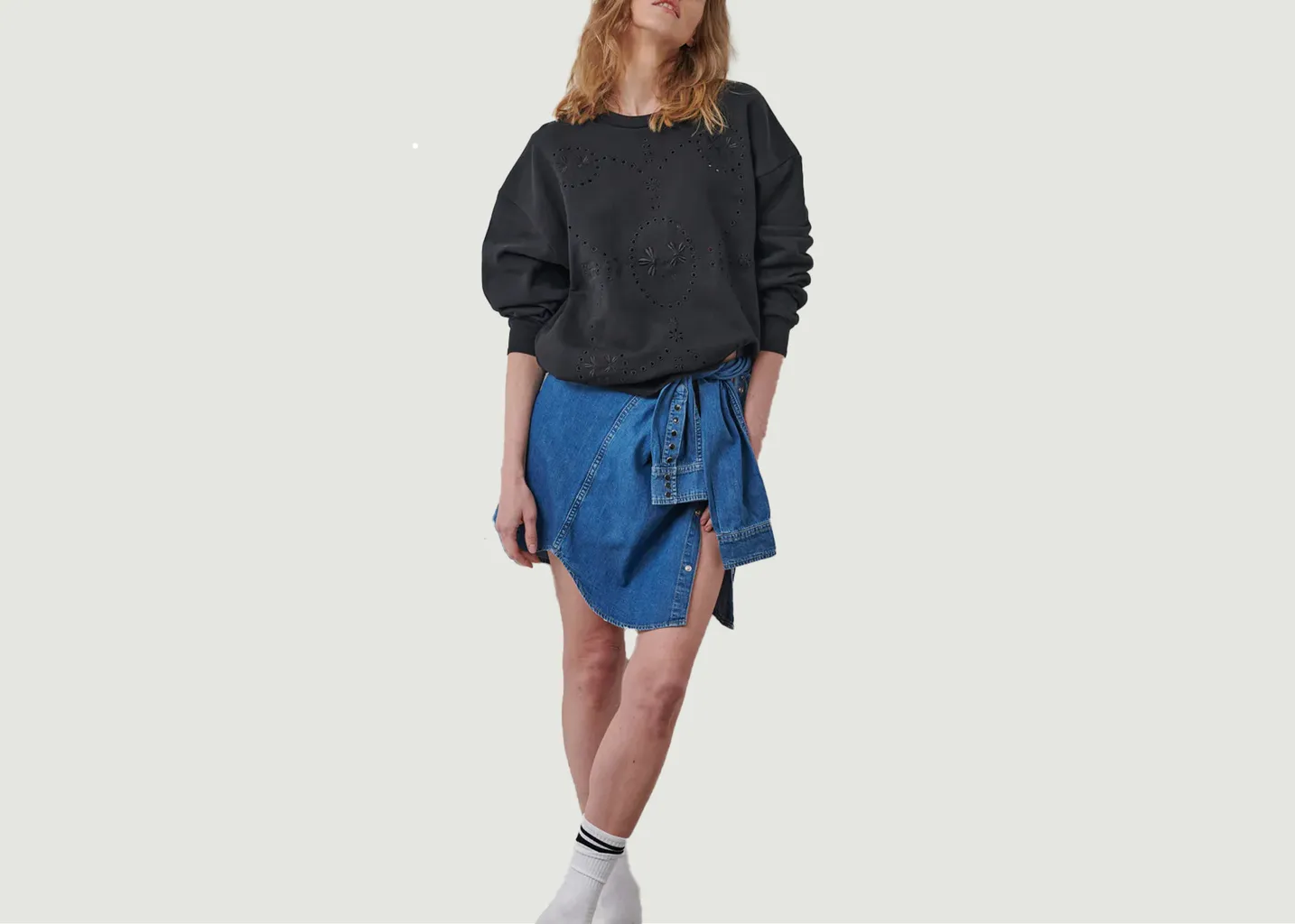 Sweatshirt Brodé Didi Sarah de Saint Hubert