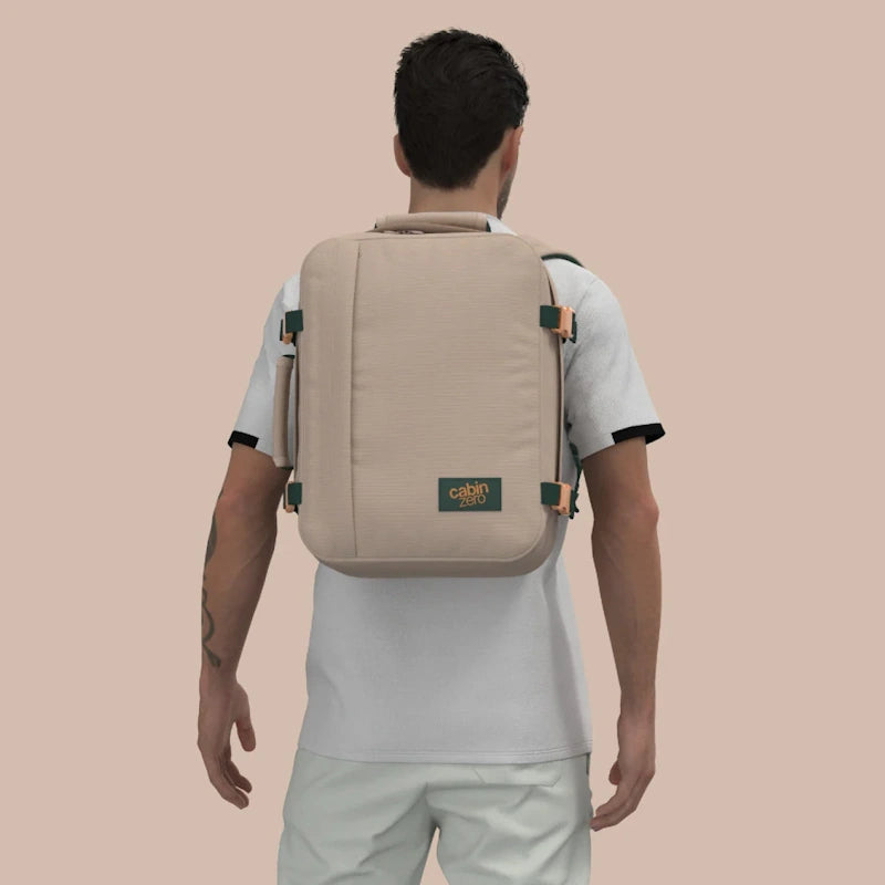 CabinZero Classic Mini 28L Ultra Light Cabin Bag Cebu Sands