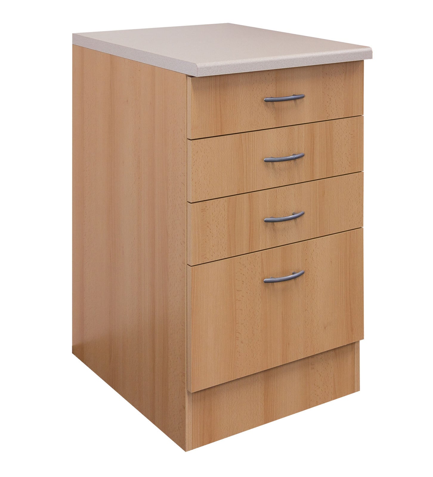 Schubkastenschrank Nano Braun/Beige 50 x 85 x 60 cm