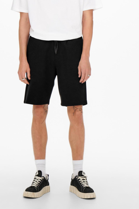 Only & Sons zwarte heren korte broek