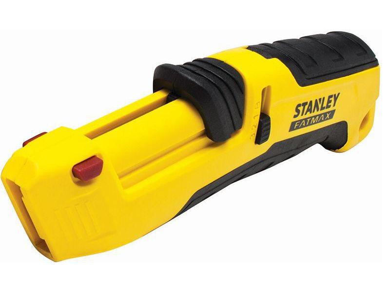 Stanley Fatmax Messer Links-& Rechtshänder, inkl. 4 Klingen Sicherheitsmesser
