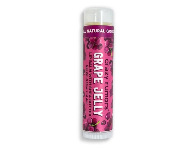 Crazy Rumors Lippenbalsam Grape Jelly 4.4 ml Natürliche und vegane Lippenpflege mit Traubengelee-Duft