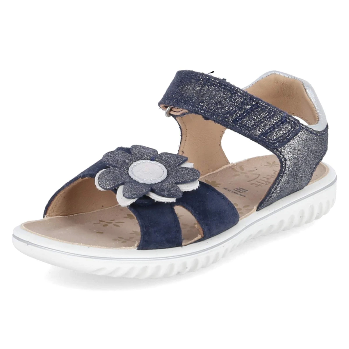 SuperfitSandalen SPARKLE - BLAU/SILBER