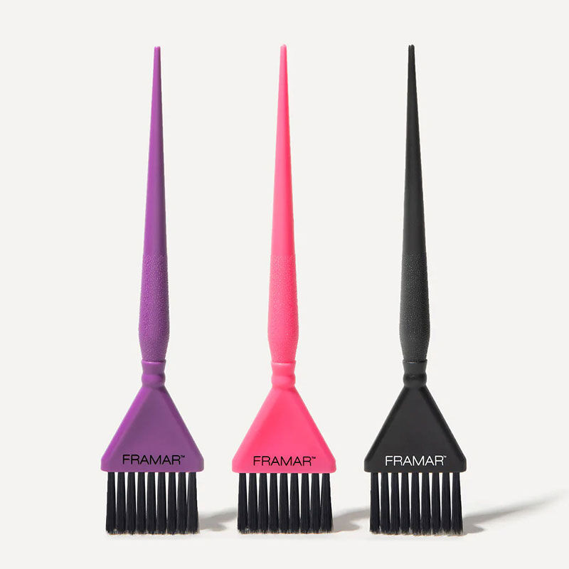Set 3 pinceaux multicolores à coloration Triple Threat Set